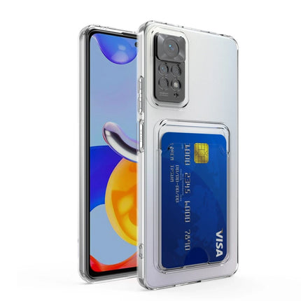 Xiaomi Redmi Note 11 Kart Şeffaf Silikon Kılıf 6