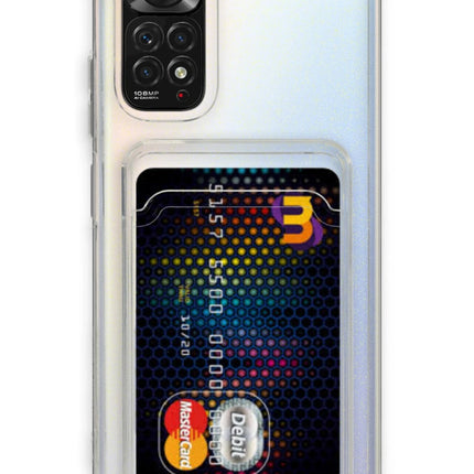 Xiaomi Redmi Note 11 Kart Şeffaf Silikon Kılıf