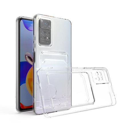 Xiaomi Redmi Note 11 Kart Şeffaf Silikon Kılıf 8