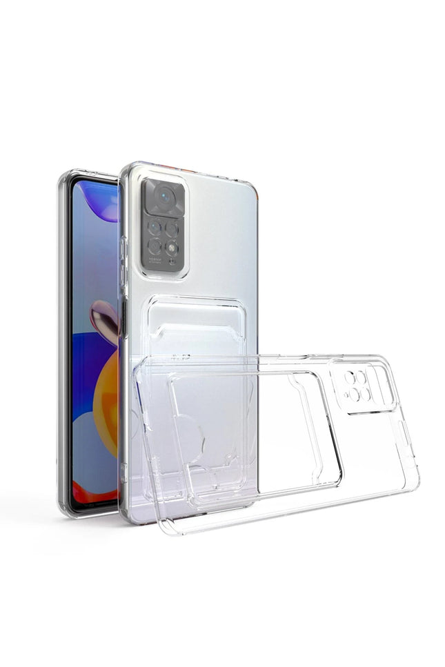 Xiaomi Redmi Note 11 Kart Şeffaf Silikon Kılıf 8