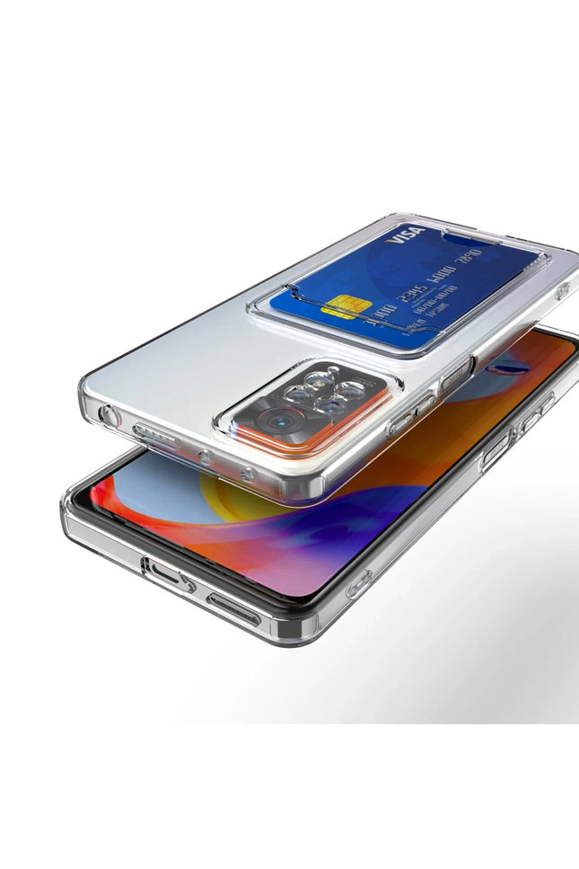 Xiaomi Redmi Note 11 Kart Şeffaf Silikon Kılıf 10