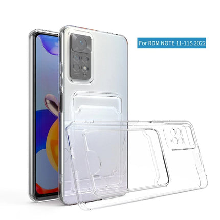 Xiaomi Redmi Note 11 Kart Şeffaf Silikon Kılıf 9