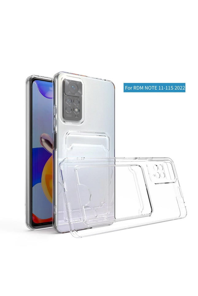 Xiaomi Redmi Note 11 Kart Şeffaf Silikon Kılıf 9