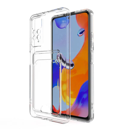 Xiaomi Redmi Note 11 Kart Şeffaf Silikon Kılıf 7
