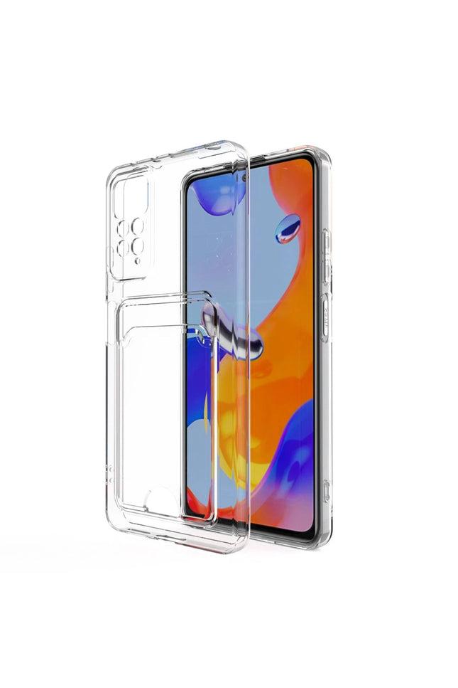 Xiaomi Redmi Note 11 Kart Şeffaf Silikon Kılıf 7