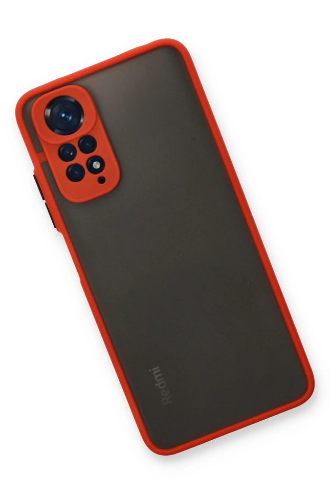 Xiaomi Redmi Note 11 Montreal Silikon Kapak Kılıf - Kırmızı 3