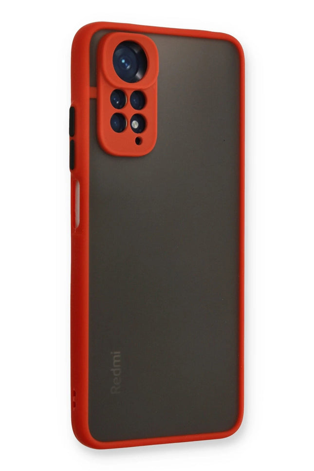 Xiaomi Redmi Note 11 Montreal Silikon Kapak Kılıf - Kırmızı 2