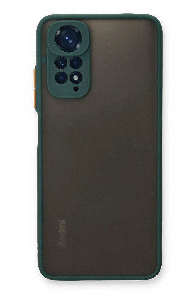 Xiaomi Redmi Note 11 Montreal Silikon Kapak Kılıf - Yeşil