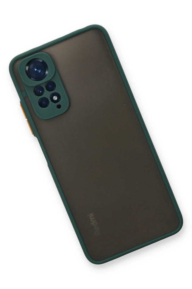 Xiaomi Redmi Note 11 Montreal Silikon Kapak Kılıf - Yeşil 3