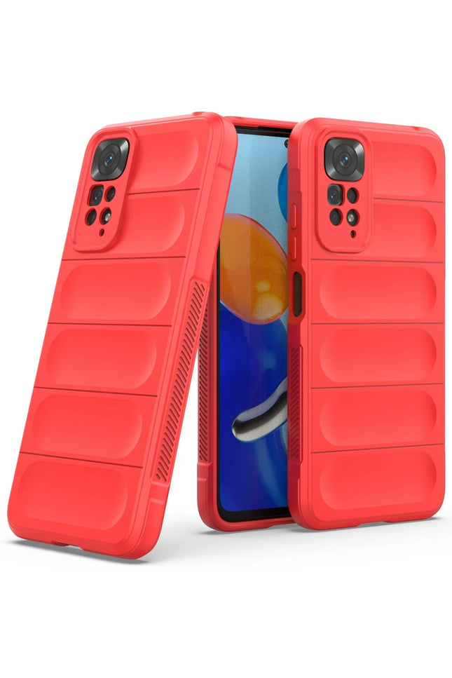 Xiaomi Redmi Note 11 Optimum Silikon Kılıf - Kırmızı 2