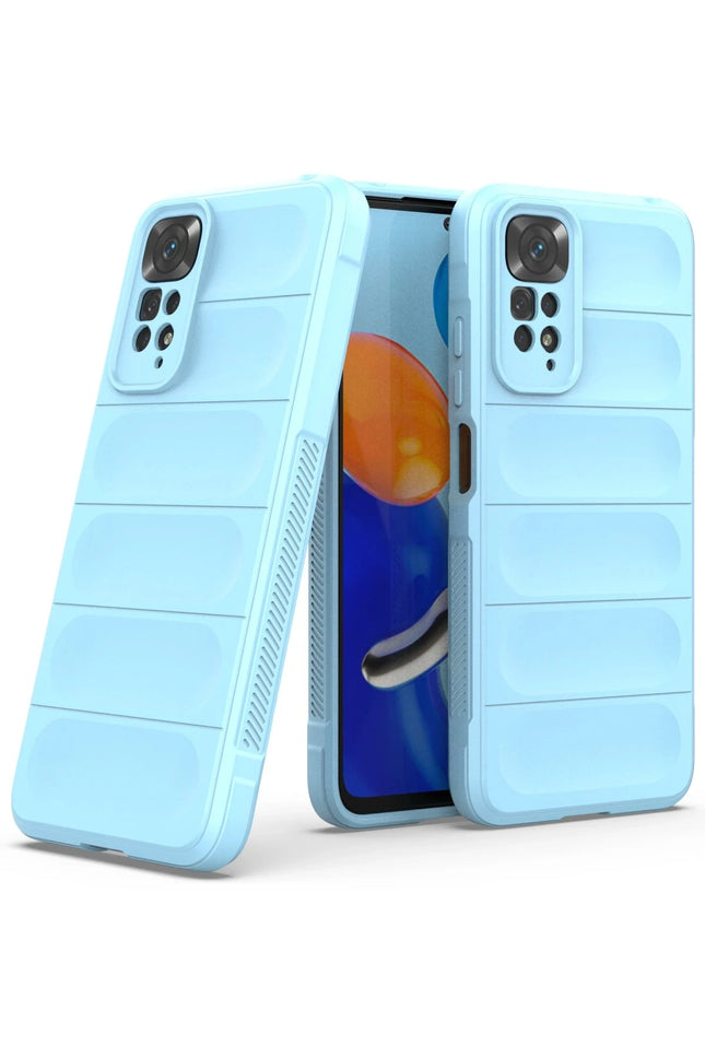 Xiaomi Redmi Note 11 Optimum Silikon Kılıf - Sky Blue 2