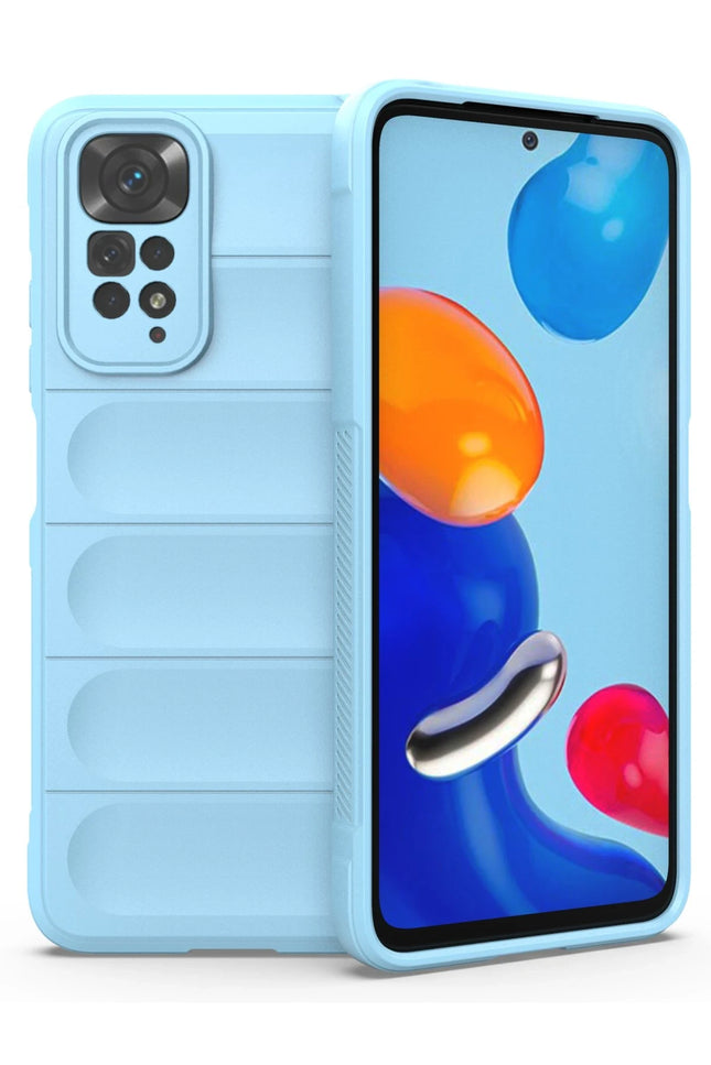Xiaomi Redmi Note 11 Optimum Silikon Kılıf - Sky Blue