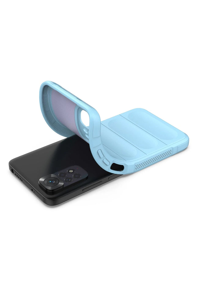 Xiaomi Redmi Note 11 Optimum Silikon Kılıf - Sky Blue 4