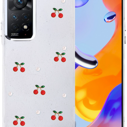 Xiaomi Redmi Note 11 Pro Fiyonk Desenli Kapak Kılıf - Desen 9