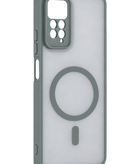 Xiaomi Redmi Note 11 Pro Loji Magsafe Kapak Kılıf - Gri