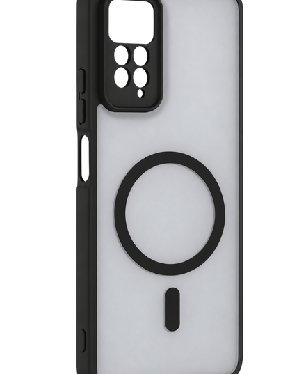 Xiaomi Redmi Note 11 Pro Loji Magsafe Kapak Kılıf - Siyah