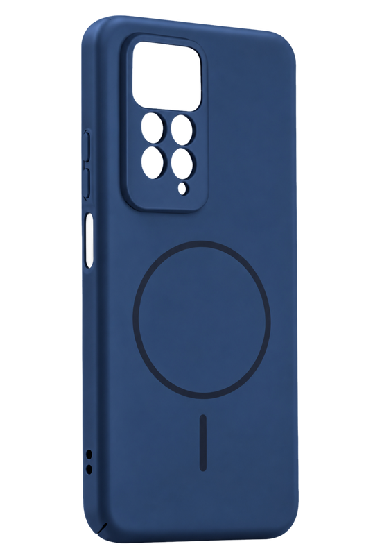 Xiaomi Redmi Note 11 Pro Mika PC Magsafe Kapak Kılıf - Mavi