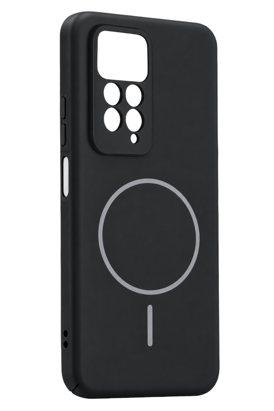 Xiaomi Redmi Note 11 Pro Mika PC Magsafe Kapak Kılıf - Siyah