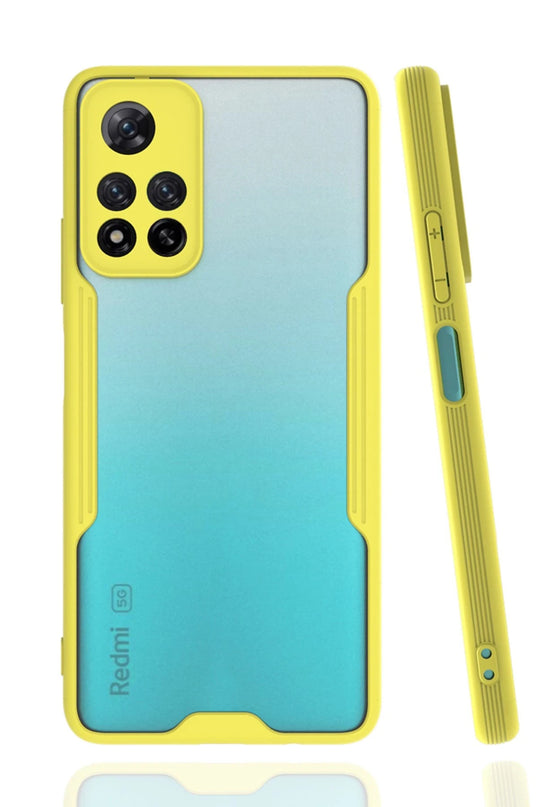 Xiaomi Redmi Note 11 Pro Plus 5G Platin Silikon Kılıf - Sarı