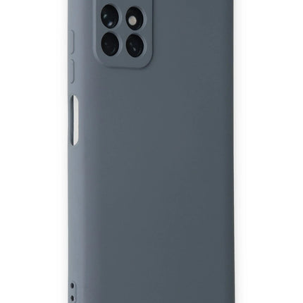 Xiaomi Redmi Note 11T Nano içi Kadife Silikon Kılıf - Gri 2