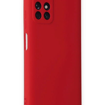 Xiaomi Redmi Note 11T Nano içi Kadife Silikon Kılıf - Kırmızı 2