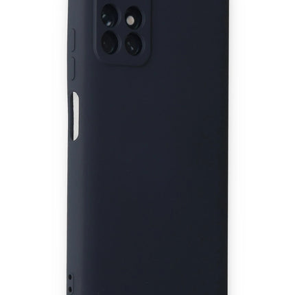 Xiaomi Redmi Note 11T Nano içi Kadife Silikon Kılıf - Lacivert 2