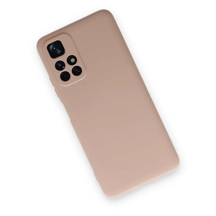 Xiaomi Redmi Note 11T Nano içi Kadife Silikon Kılıf - Pudra 3