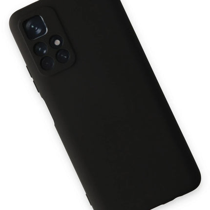 Xiaomi Redmi Note 11T Nano içi Kadife Silikon Kılıf - Siyah 3