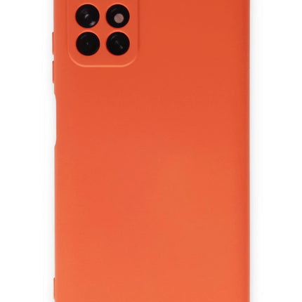 Xiaomi Redmi Note 11T Nano içi Kadife Silikon Kılıf - Turuncu