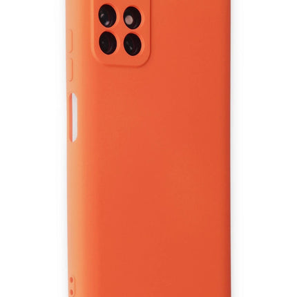 Xiaomi Redmi Note 11T Nano içi Kadife Silikon Kılıf - Turuncu 2