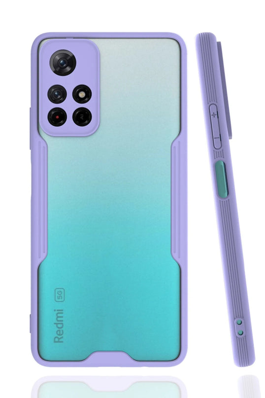 Xiaomi Redmi Note 11T Platin Silikon Kılıf - Lila