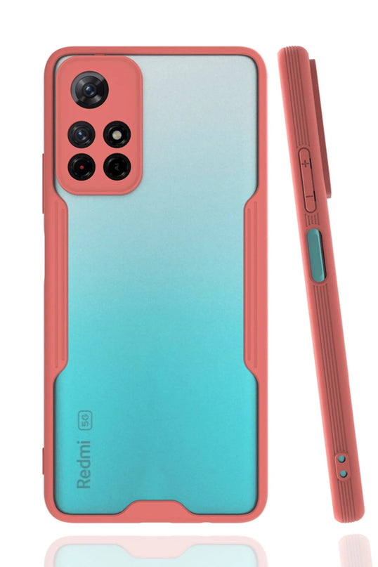 Xiaomi Redmi Note 11T Platin Silikon Kılıf - Pembe