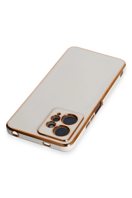 Xiaomi Redmi Note 12 4G Volet Silikon Kılıf - Beyaz 3
