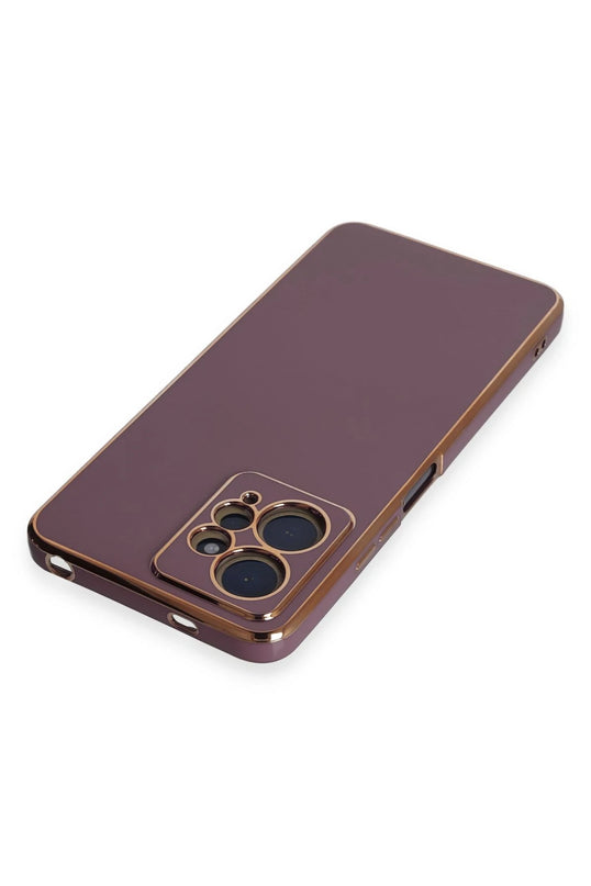 Xiaomi Redmi Note 12 4G Volet Silikon Kılıf - Mor 3