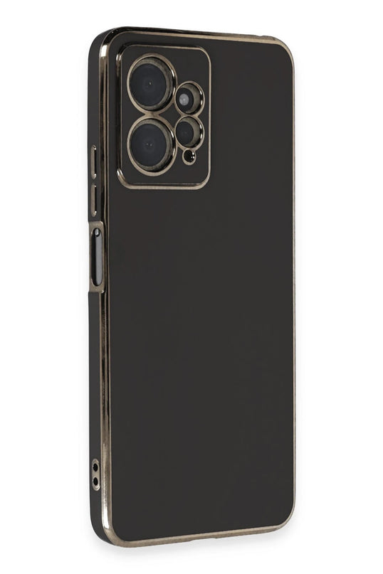 Xiaomi Redmi Note 12 4G Volet Silikon Kılıf - Siyah 2