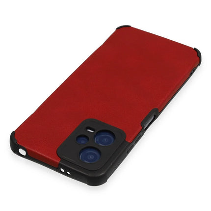 Xiaomi Redmi Note 12 5G Loop Deri Silikon Kılıf - Kırmızı 3