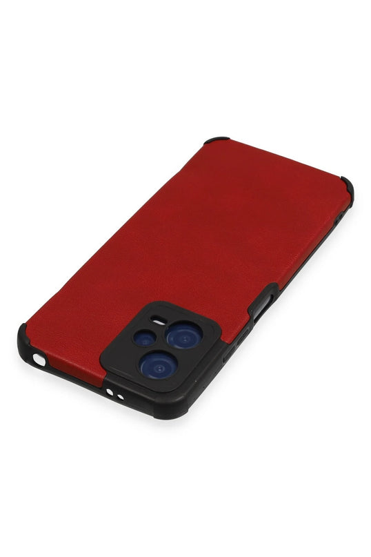 Xiaomi Redmi Note 12 5G Loop Deri Silikon Kılıf - Kırmızı 3
