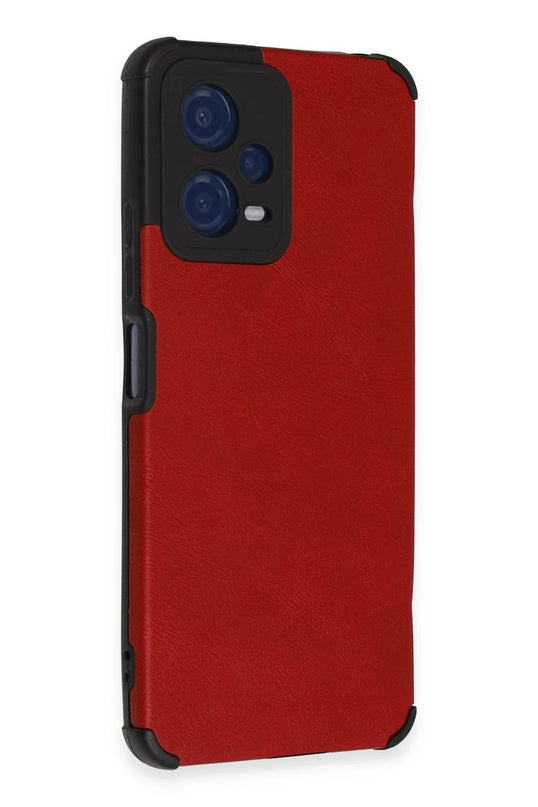 Xiaomi Redmi Note 12 5G Loop Deri Silikon Kılıf - Kırmızı 2
