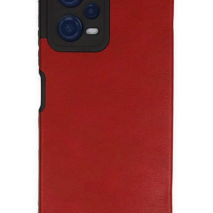 Xiaomi Redmi Note 12 5G Loop Deri Silikon Kılıf - Kırmızı