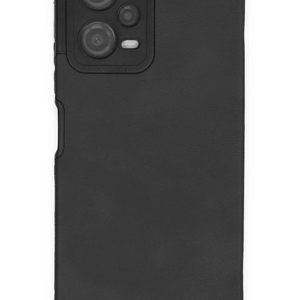 Xiaomi Redmi Note 12 5G Loop Deri Silikon Kılıf - Siyah