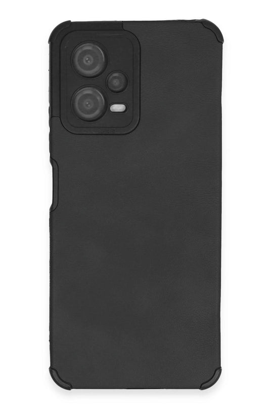 Xiaomi Redmi Note 12 5G Loop Deri Silikon Kılıf - Siyah