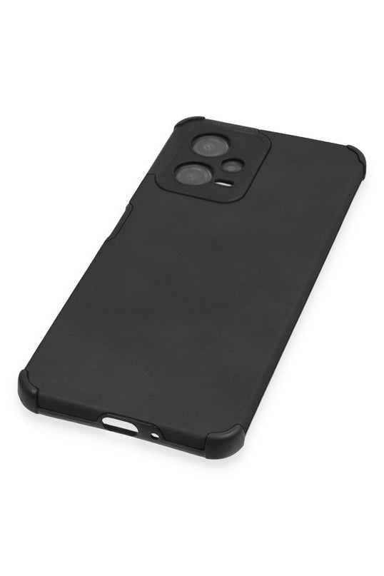 Xiaomi Redmi Note 12 5G Loop Deri Silikon Kılıf - Siyah 4