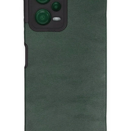 Xiaomi Redmi Note 12 5G Loop Deri Silikon Kılıf - Yeşil
