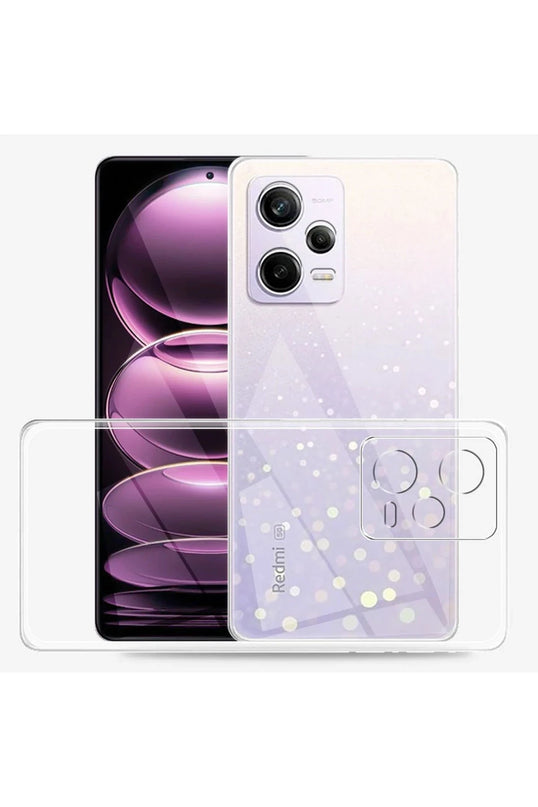 Xiaomi Redmi Note 12 5G Lüx Şeffaf Silikon Kılıf 5