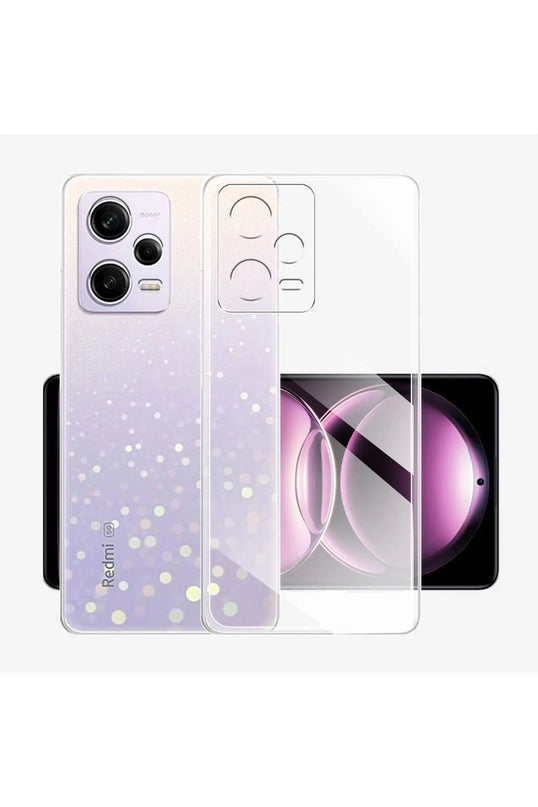 Xiaomi Redmi Note 12 5G Lüx Şeffaf Silikon Kılıf 4
