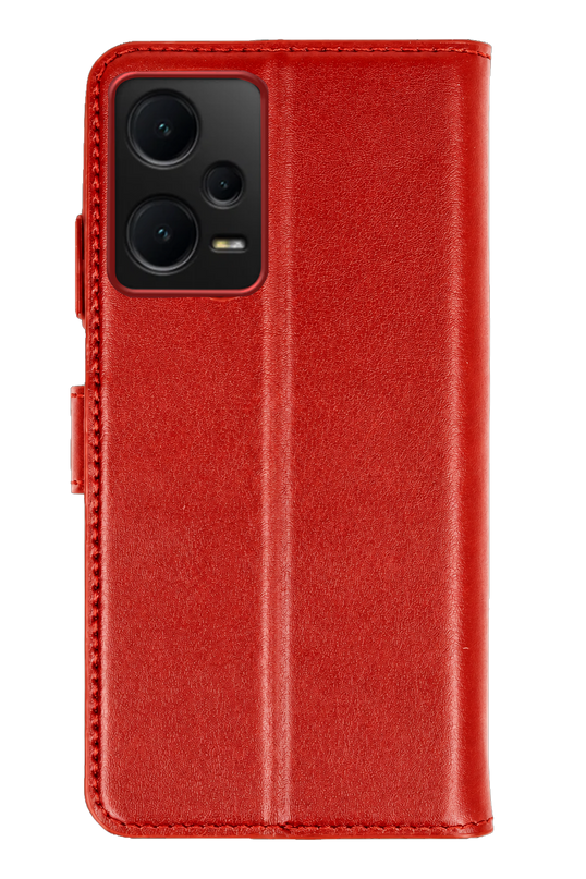 Xiaomi Redmi Note 12 5G Trend S Kapaklı Kılıf - Kırmızı