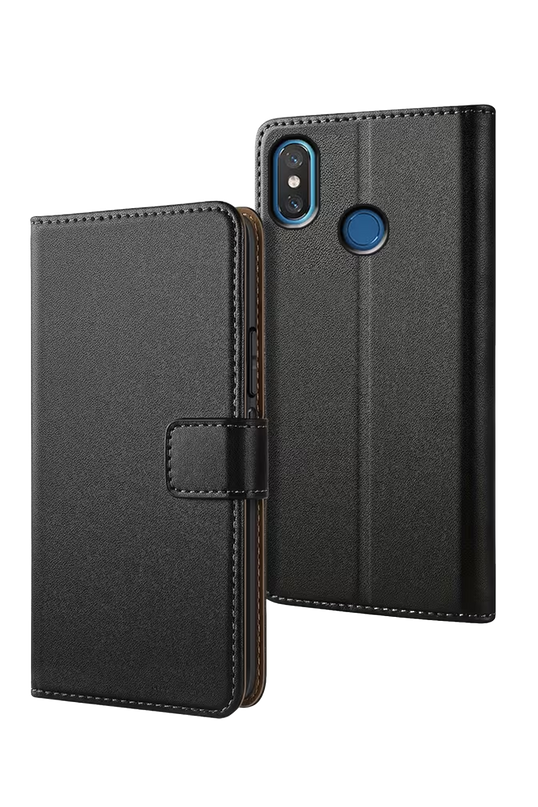 Xiaomi Mi 8 Trend S Plus Kapaklı Kılıf - Siyah