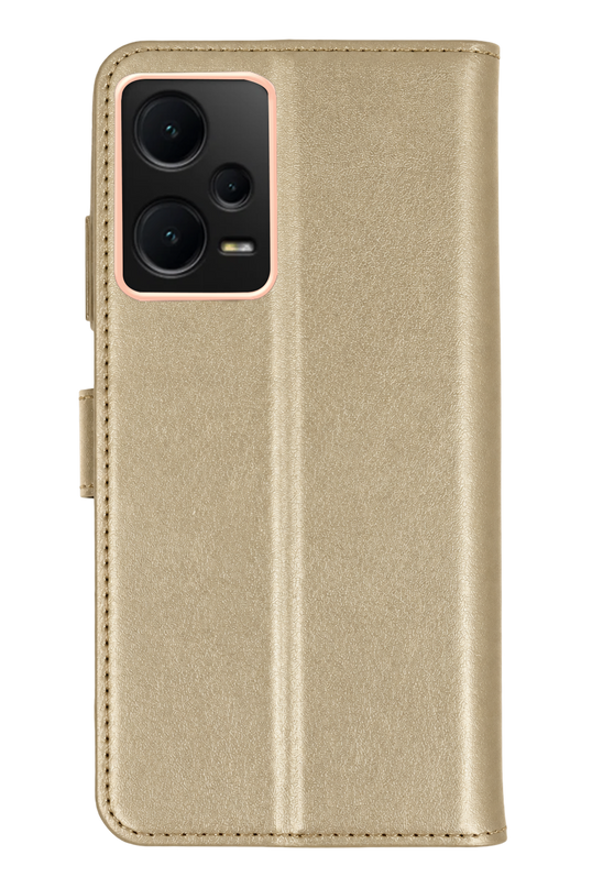 Xiaomi Redmi Note 12 5G Trend S Kapaklı Kılıf - Gold