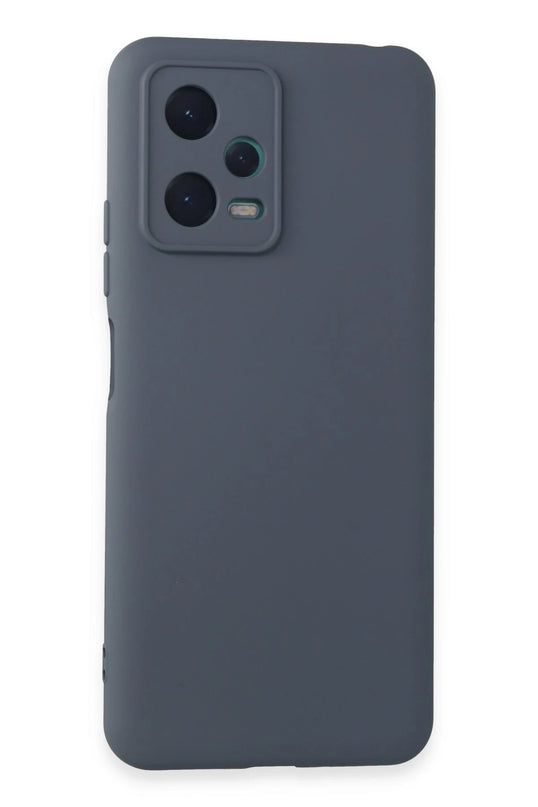 Xiaomi Redmi Note 12 5G Nano içi Kadife Silikon Kılıf - Gri