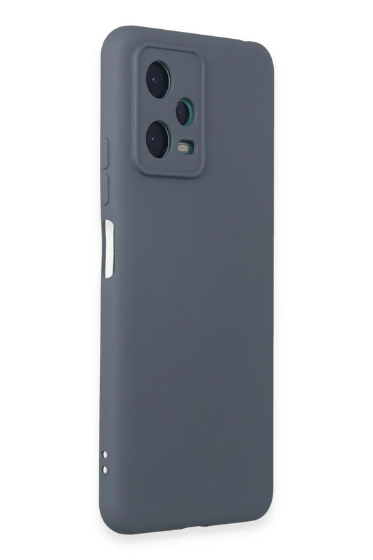 Xiaomi Redmi Note 12 5G Nano içi Kadife Silikon Kılıf - Gri 2